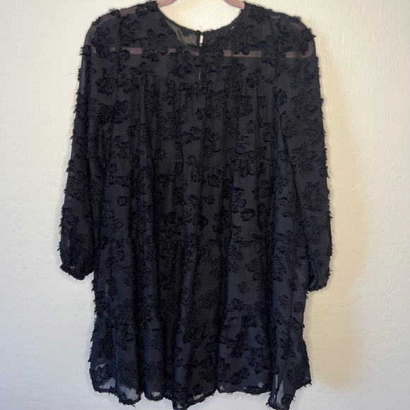 Black detail swing dress - Picture 2 of 2